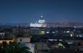 Roofs of rome and St. Peter's Basilica